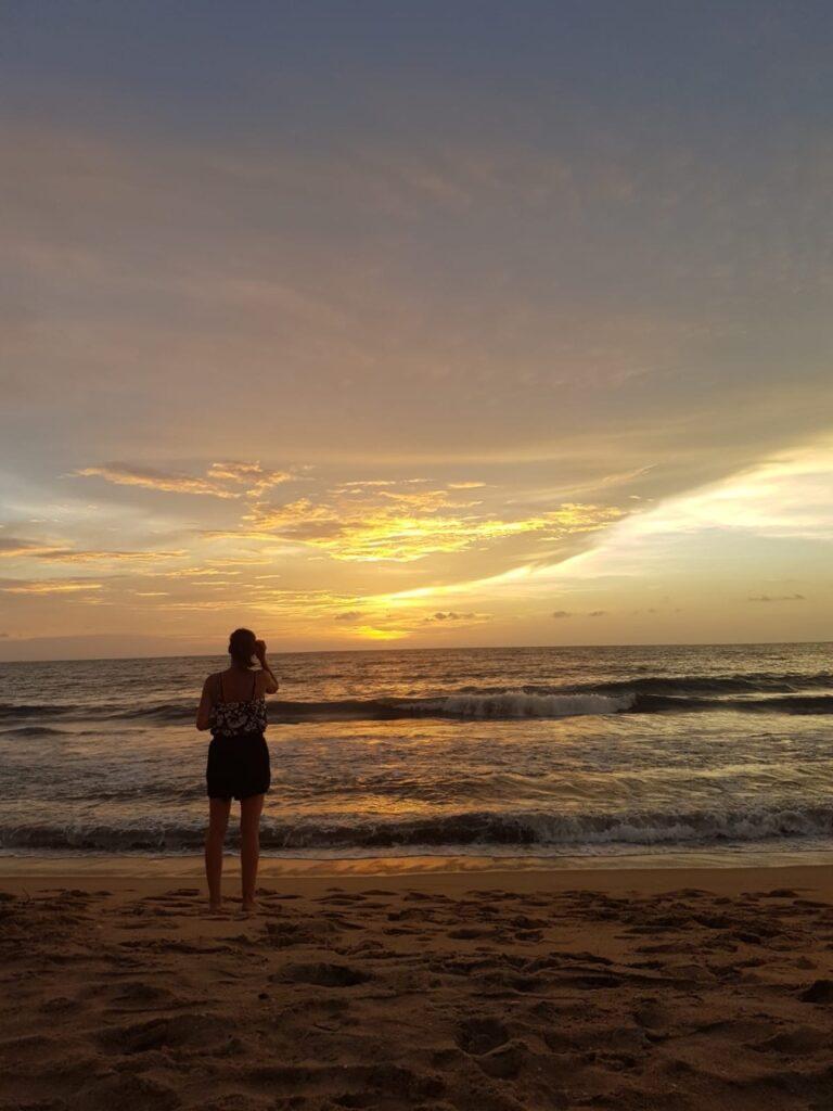 La plage de Negombo au Sri Lanka