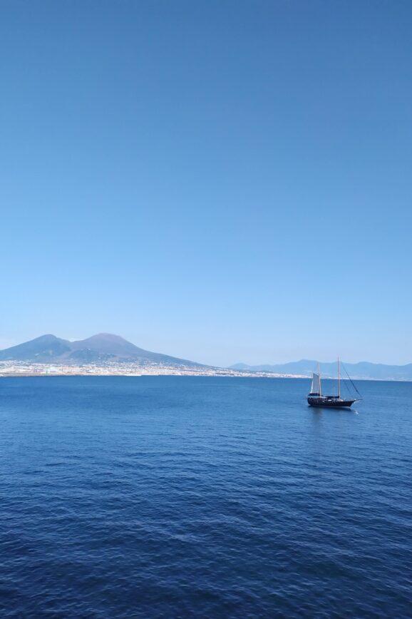 Le volcan Vésuve à Naples