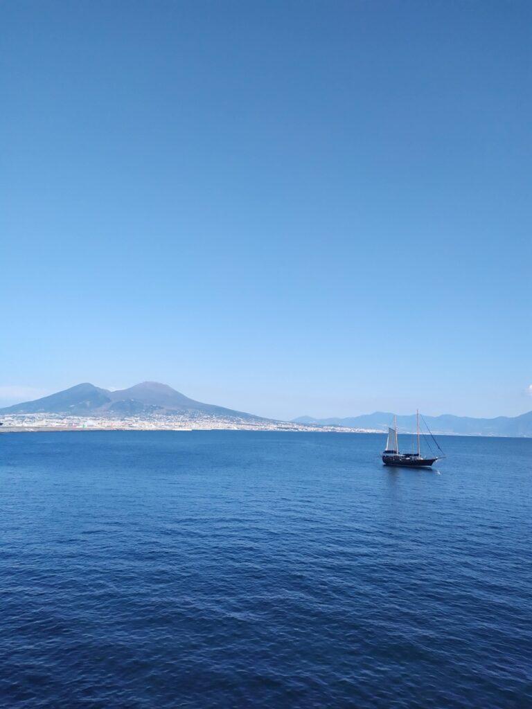 Le volcan Vésuve à Naples